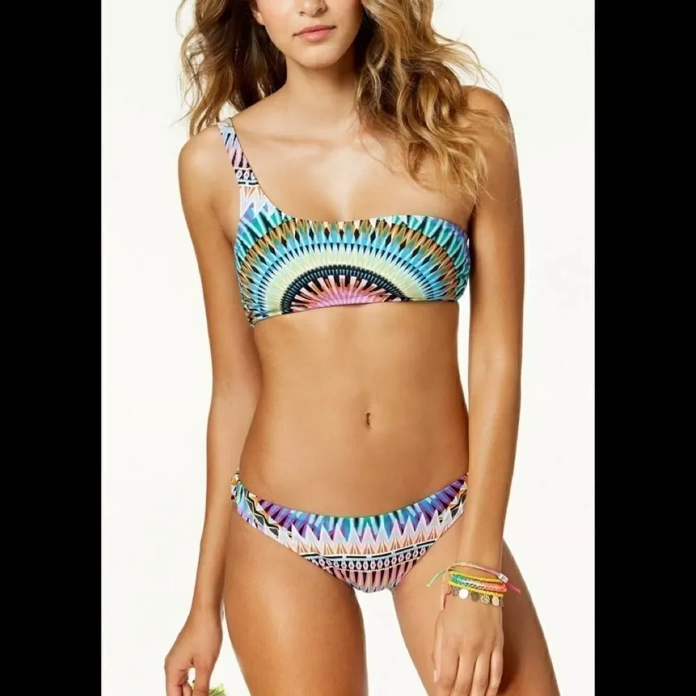 New. BAR III Sunburst Geo bikini. NWT - Picture 2 of 7